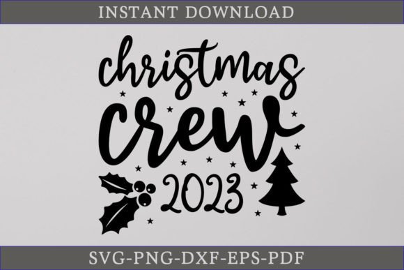 Christmas Crew 2023 SVG Cutting File Reviewed for Real Embroidery Projects
