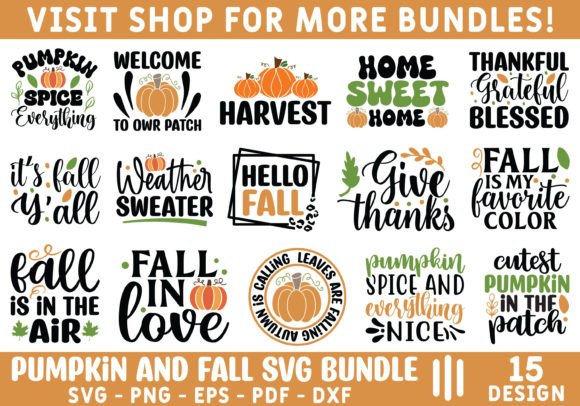 Fall and Autumn Svg Bundle