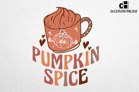 Fall Pumpkin Spice SVG Design