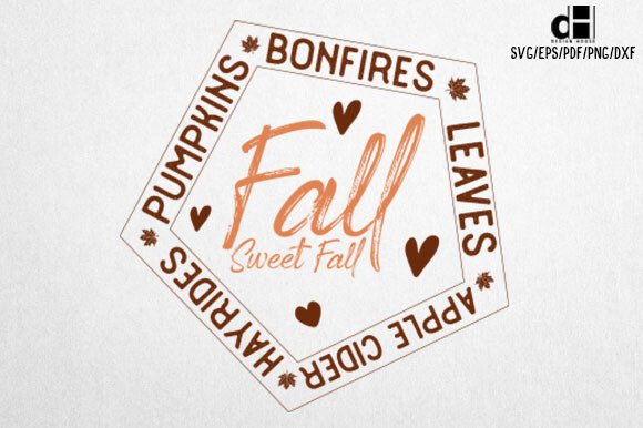 Fall Sweet Fall SVG PNG Design
