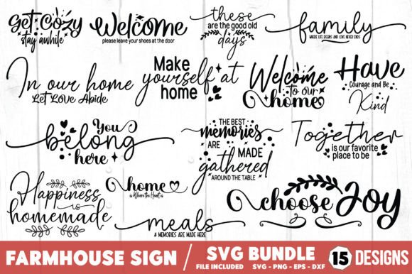 Farmhouse Sign SVG Bundle Review for Embroidery Work