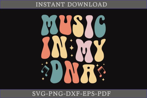Music in My DNA Retro Music SVG Shirt Review