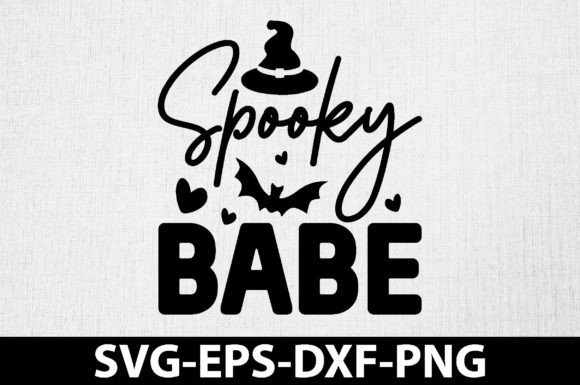 Spooky Babe Svg, Halloween Svg Design