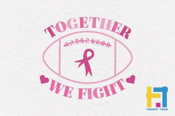 Together We Fight Breast Cancer SVG