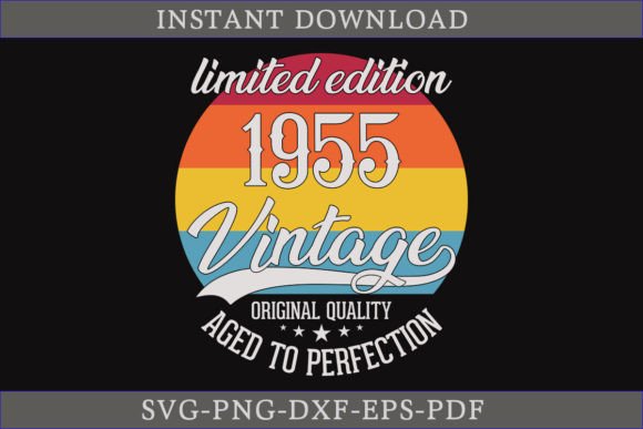 Vintage 1955 Aged to Perfection SVG: A Designer’s Review